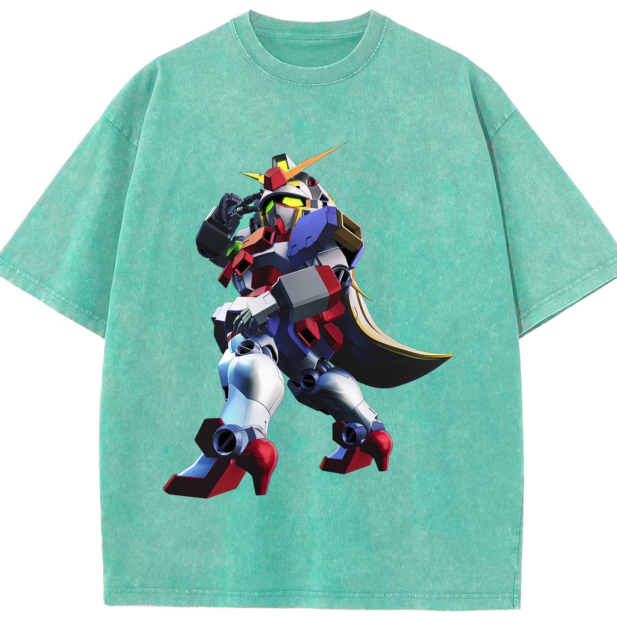 （画像用） 機動戦士ガンダム Mobile Suit Gundam 綿100% ヴィンテージ風 半袖Tシャツ（フロントプリント）